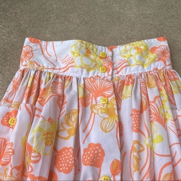 Lilly Pulitzer Vintage The Lilly Floral Skirt Womens - Picture 4 of 7